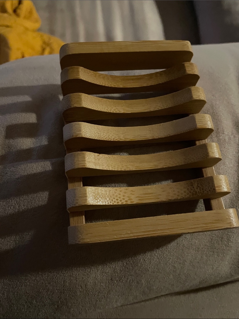 Bamboo Soap Dish - Natural Wood Bath Accessory